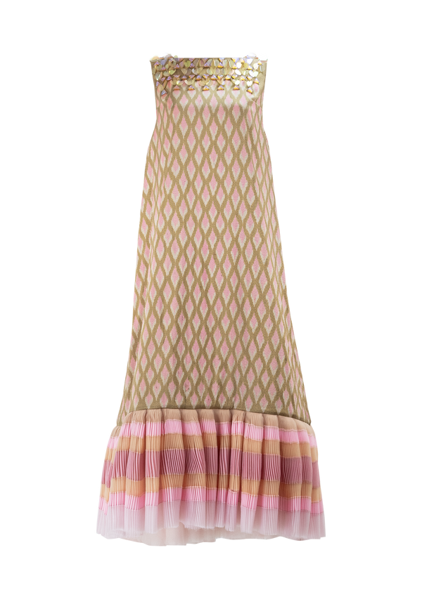 Pink Thai Silk Dress