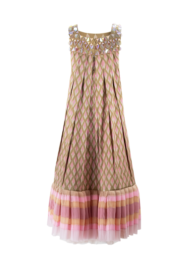 Pink Thai Silk Dress