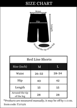 Red Line Shorts