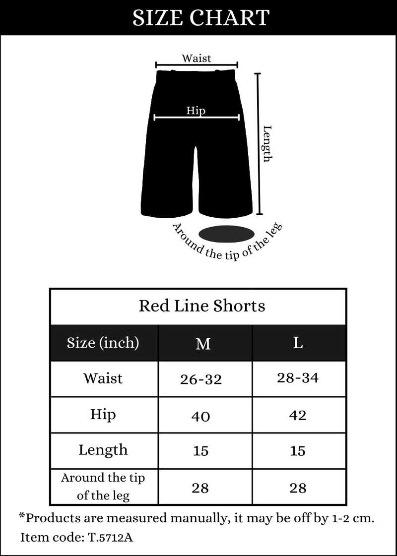 Red Line Shorts