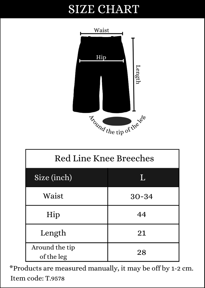 Red Line Knee Breeches